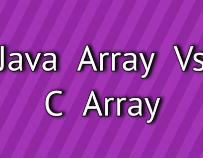 java vs c arrys