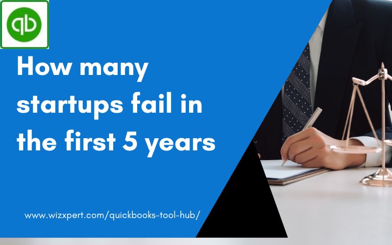 How many startups fail in the first 5 years